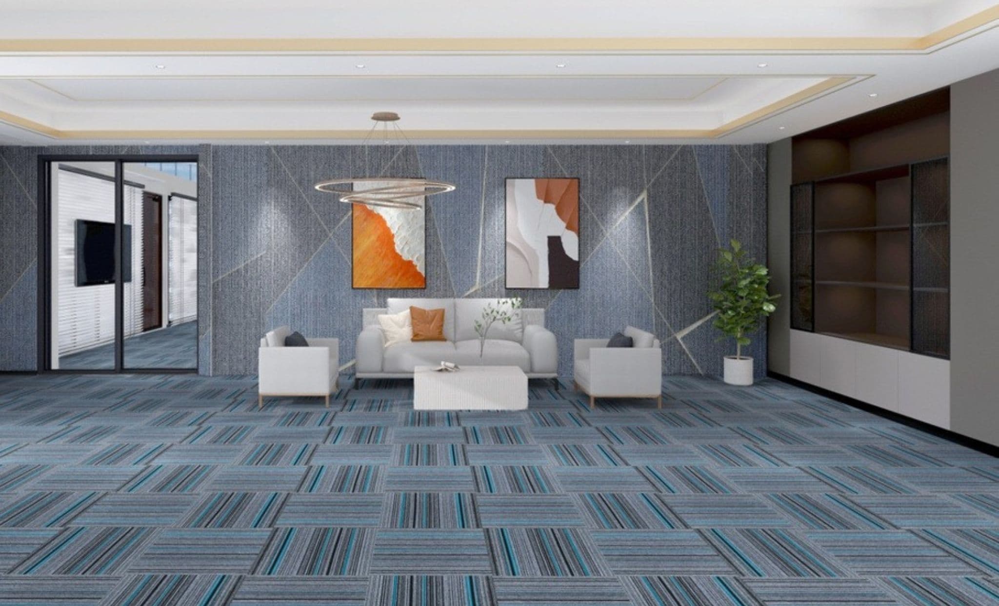 carpet tiles surface